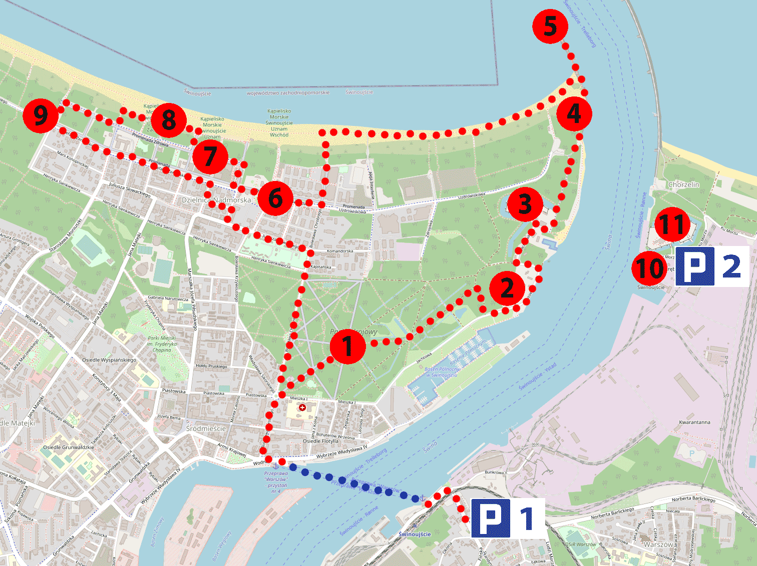 Świnoujście – atrakcje, ciekawostki, mapa, noclegi, pogoda, kamera