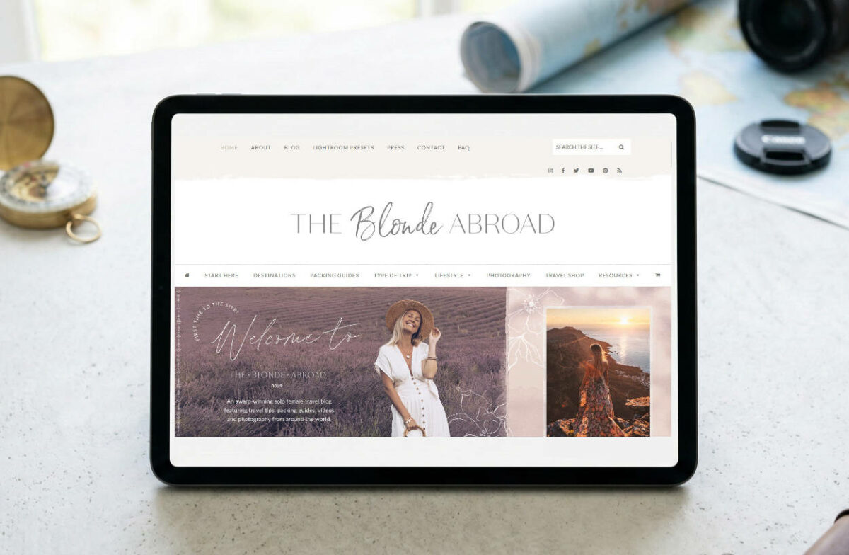 The Blonde Abroad blog