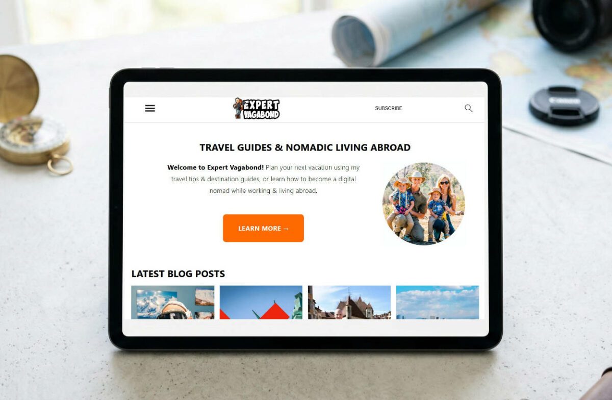 Expert Vagabond blog