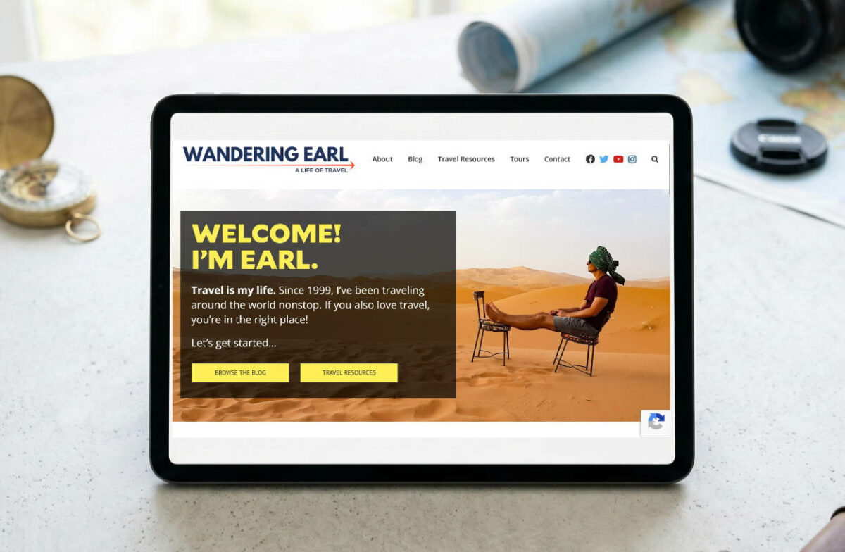 Wandering Earl blog